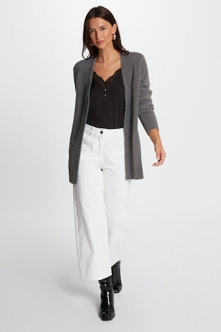 Morgan Knit Cardigan '222-MLOUIS' in Grey