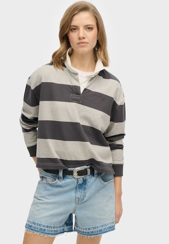 Superdry & Co Shirt 'Essentials' in Grijs: voorkant