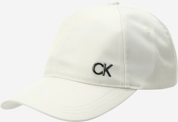 Calvin Klein Cap in White: front