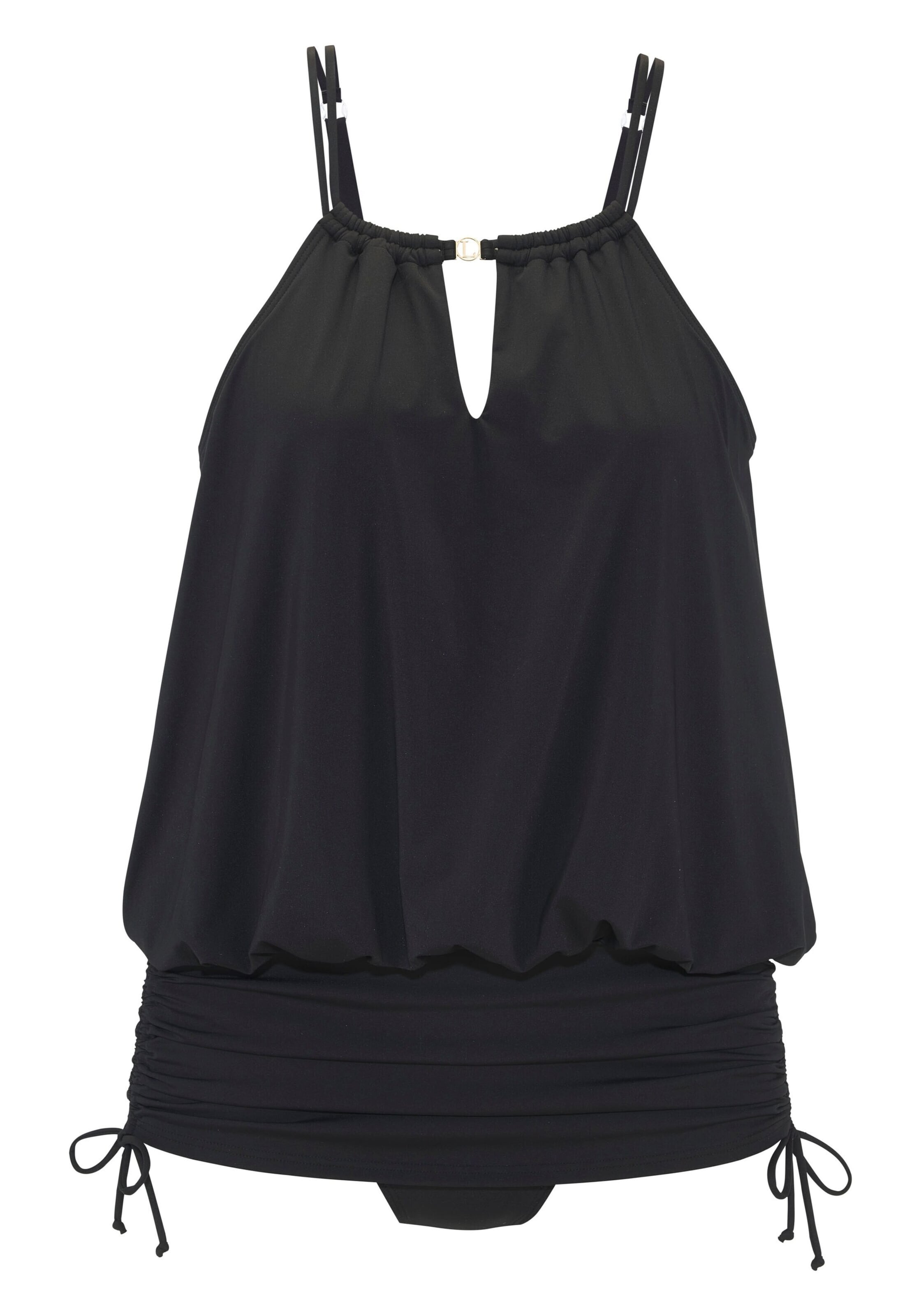 LASCANA Σουτιέν για T-Shirt Μαγιό-φόρεμα σε μαύρο: μπροστά