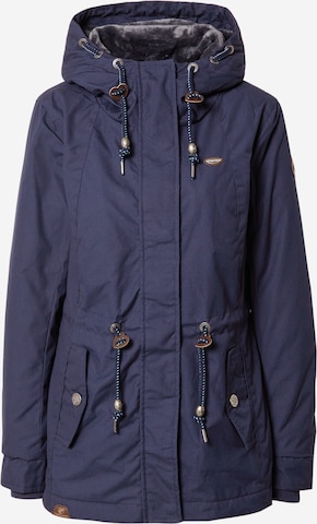 Ragwear Between-Season Jacket 'MONADIS' in Blue: front