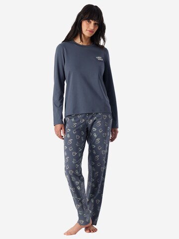 Chemise de nuit ' Mix Relax ' SCHIESSER en bleu