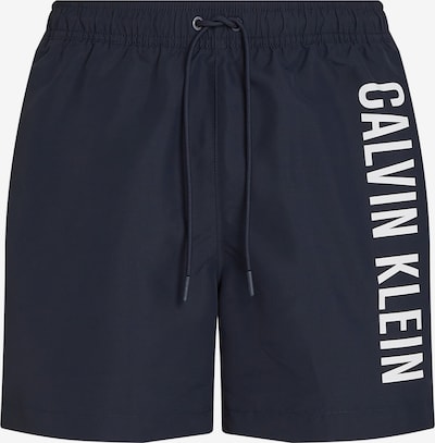 Maudymosi trumpikės iš Calvin Klein Swimwear, spalva – tamsiai mėlyna / balta, Prekių apžvalga