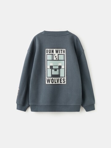 Sweat 'Minewolf' MANGO KIDS en gris