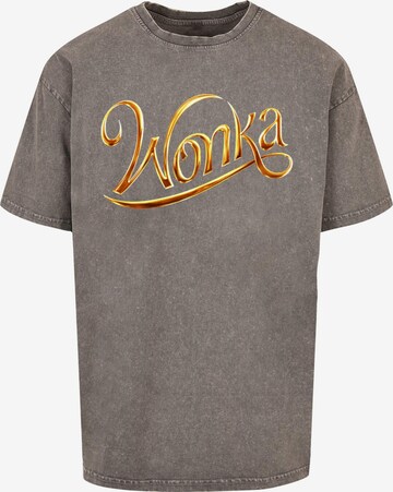 ABSOLUTE CULT Shirt ' Wonka' in Grijs: voorkant