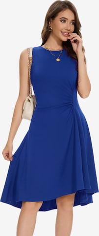 Zapaka Cocktail Dress in Blue: front