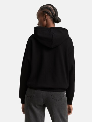 TOM TAILOR DENIM Sweatshirt in Black