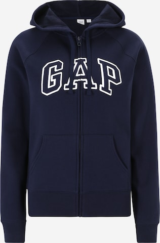 Gap Tall Sweatjacka 'HERITAGE' i blå: framsida