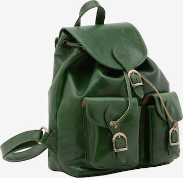 Viola Castellani Rucksack in Grün: Vorderseite
