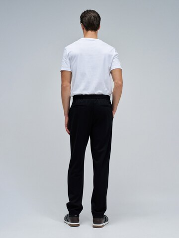 Coupe slim Pantalon chino Salsa Jeans en noir