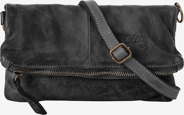 Cluty Clutch in Schwarz: Vorderseite