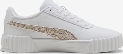 PUMA Matalavartiset tennarit 'Carina 3.0 Topcat' värissä beige / nude / valkoinen, Tuotenäkymä
