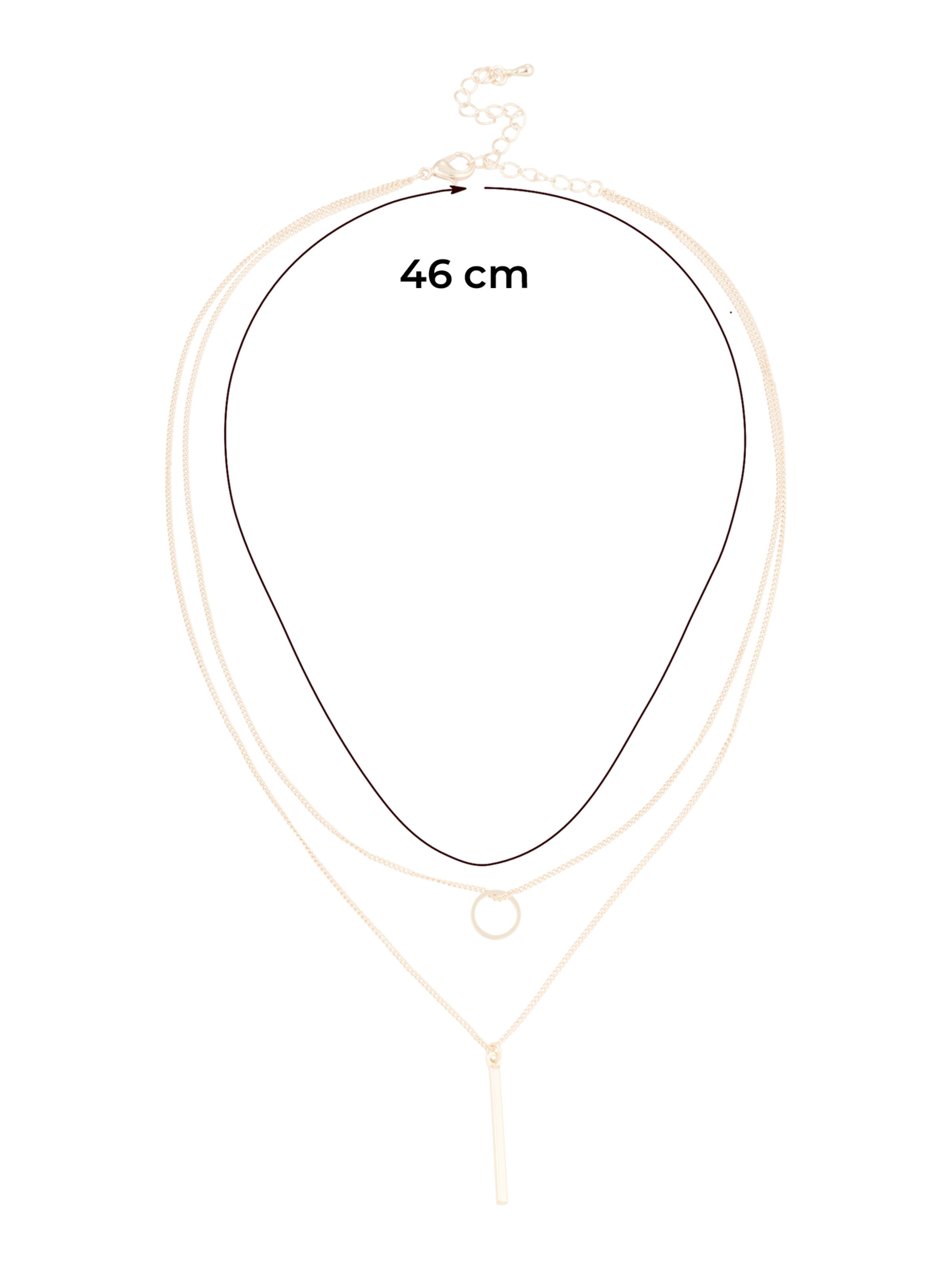 ABOUT YOU Řetízek 'Madlen' – zlatá