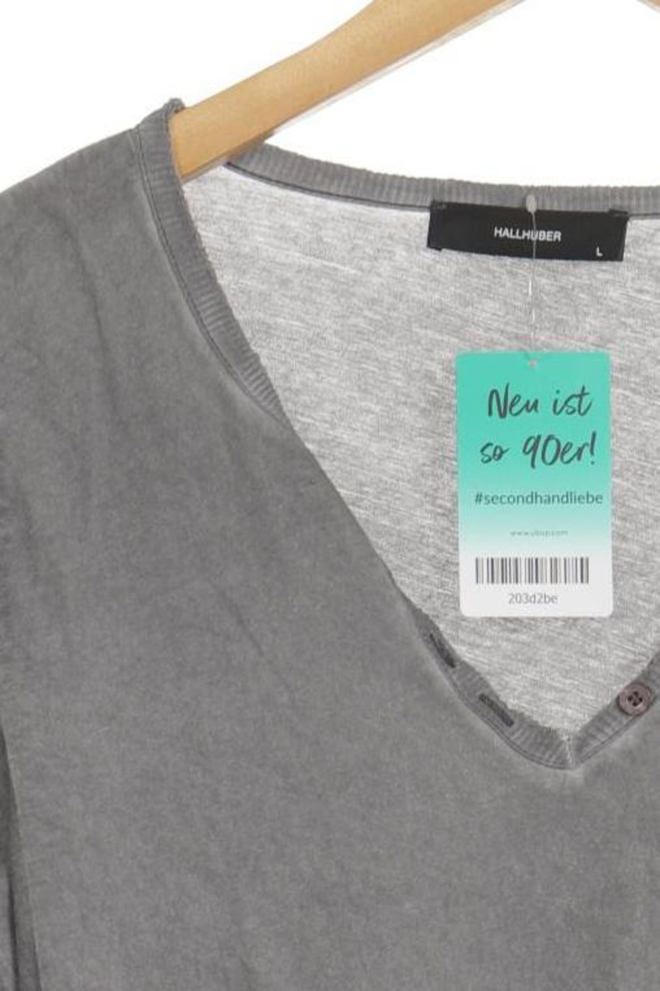 HALLHUBER Top & Shirt in L in Grey
