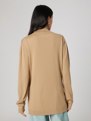 ABOUT YOU x Alvaro Soler Pullover 'Iven' in Beige