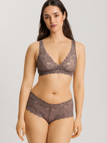 Hanro - Triangular Soutien 'Moments' em cinzento: frente
