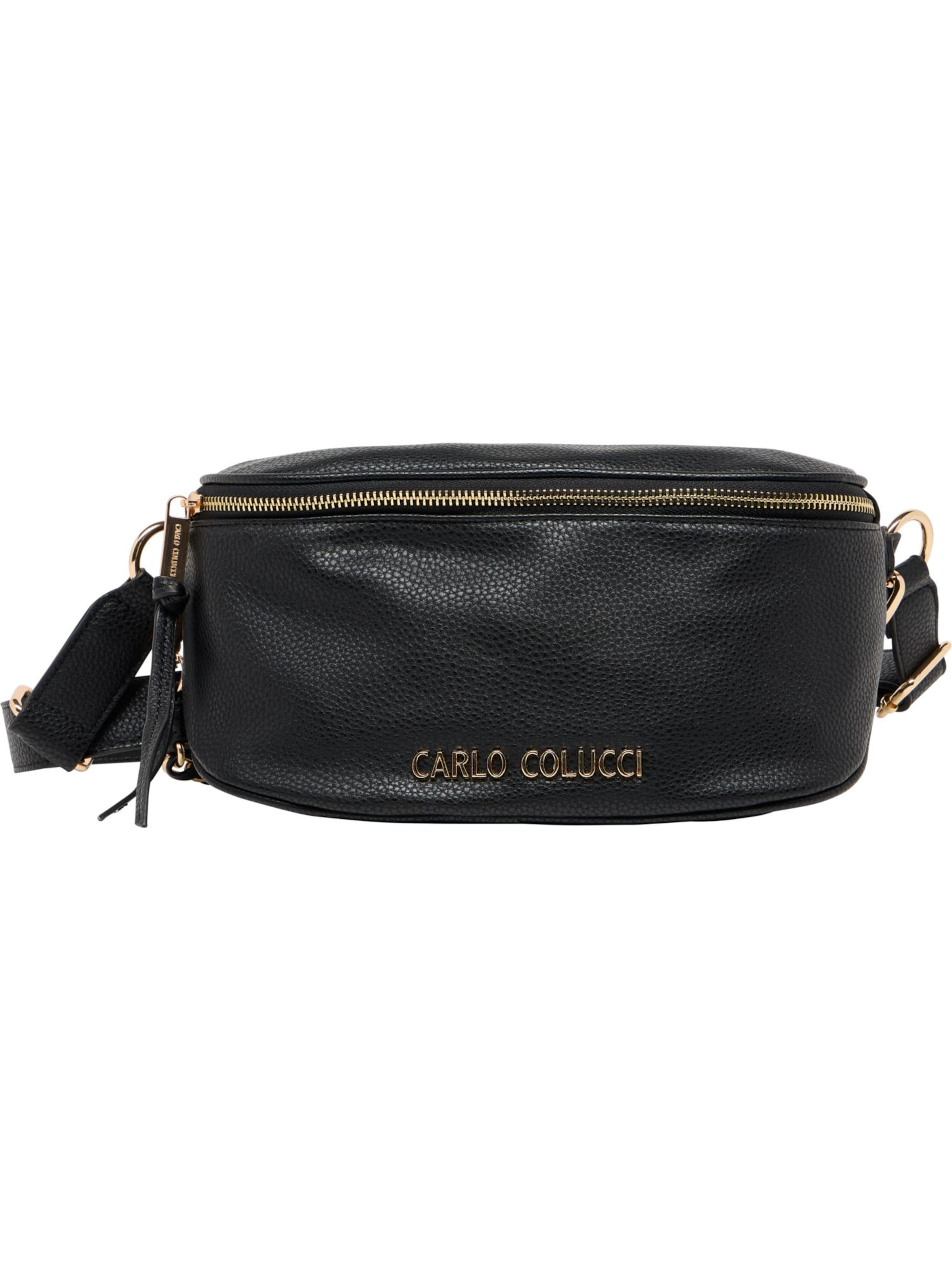 Carlo Colucci Crossbody bag ' Doldi ' in Black: front