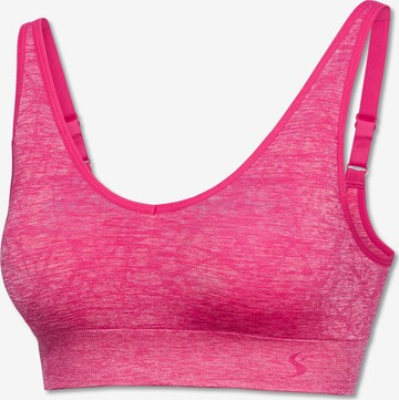 SCHIESSER Bra in Pink: front