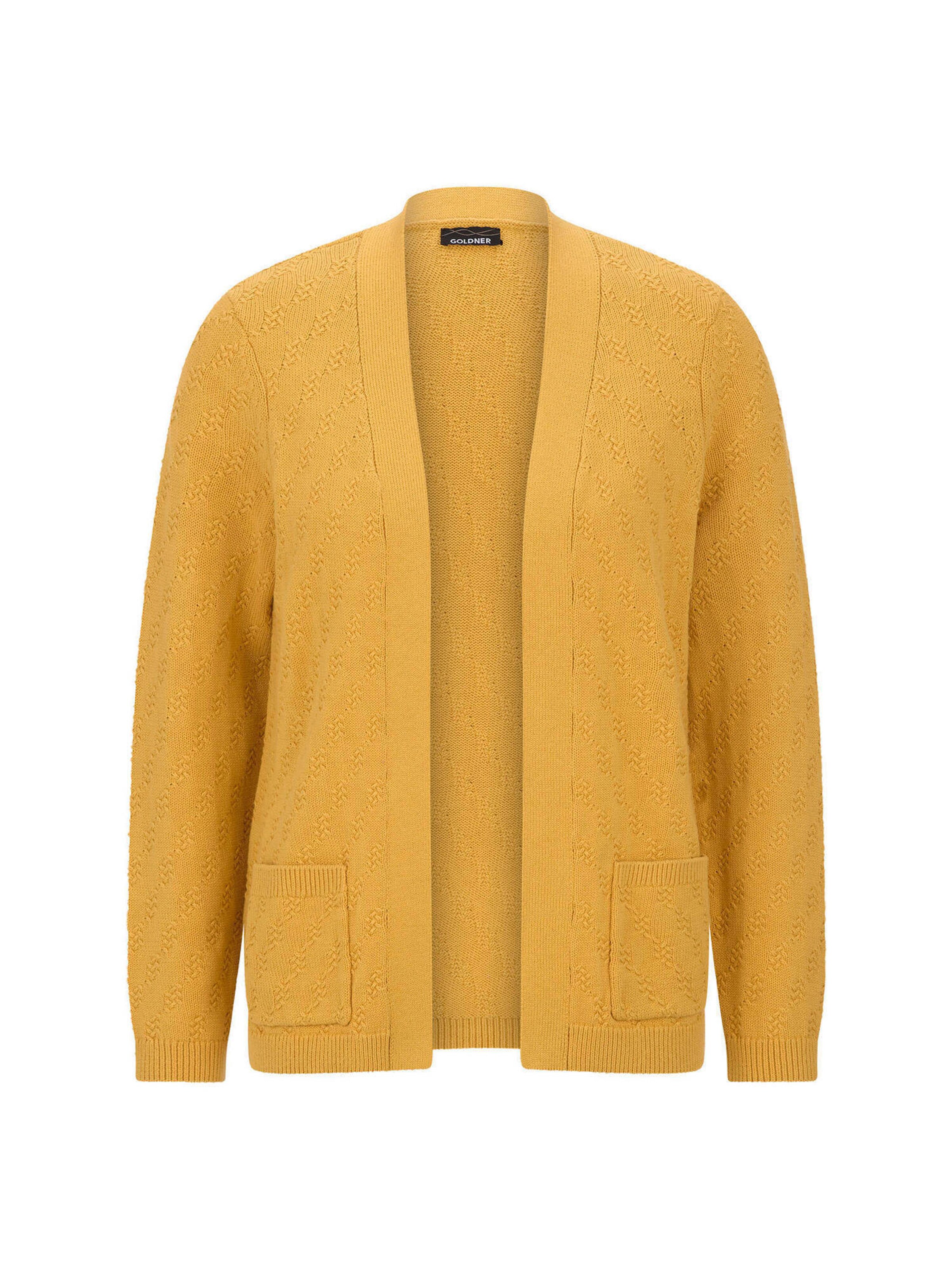 Goldner Knit cardigan in Gold: front