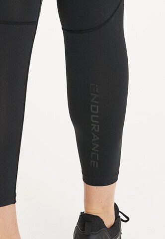 ENDURANCE Skinny Sportbroek 'Power' in Zwart