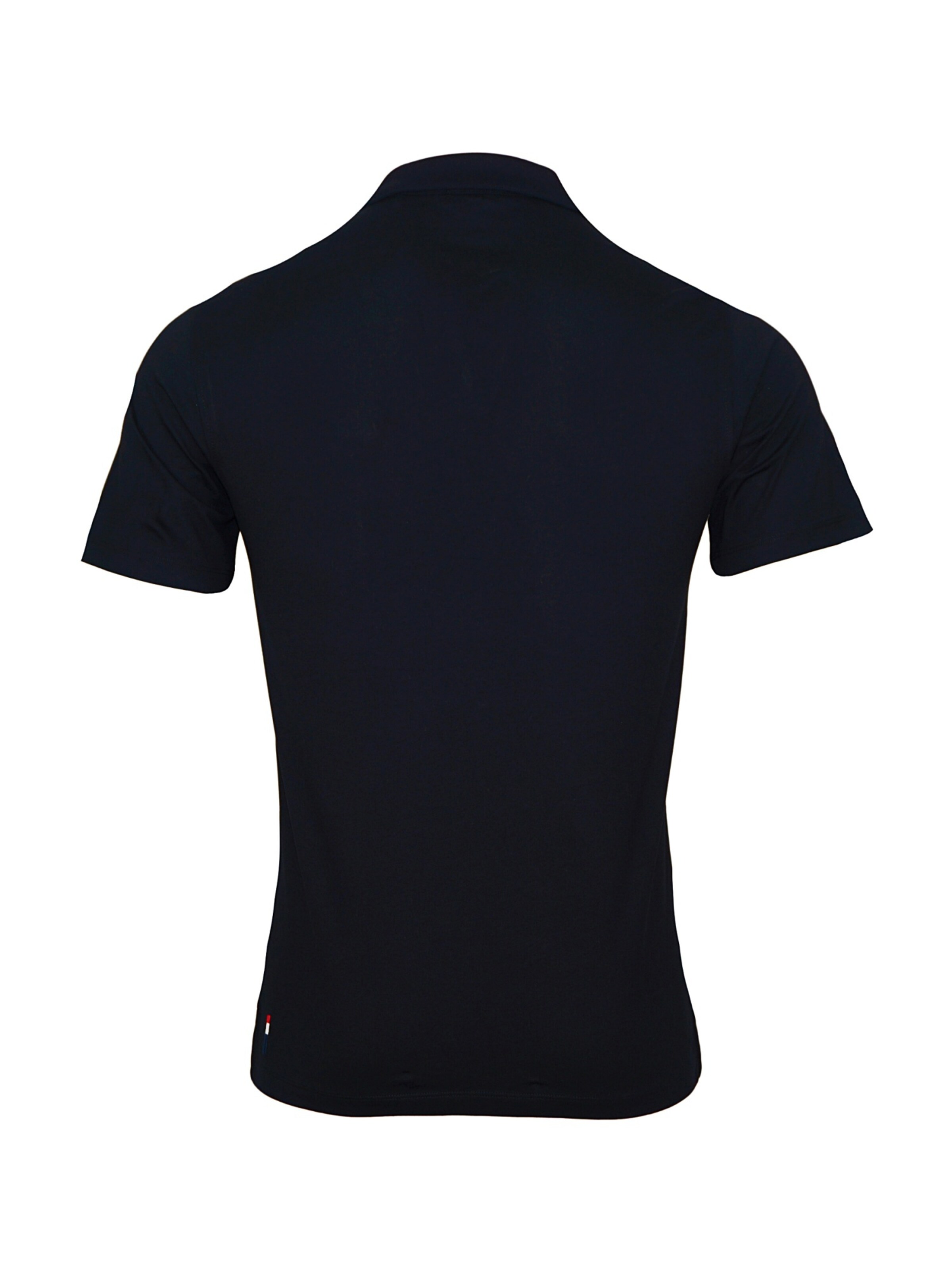 U.S. POLO ASSN. Shirt 'Knopflos' in Zwart