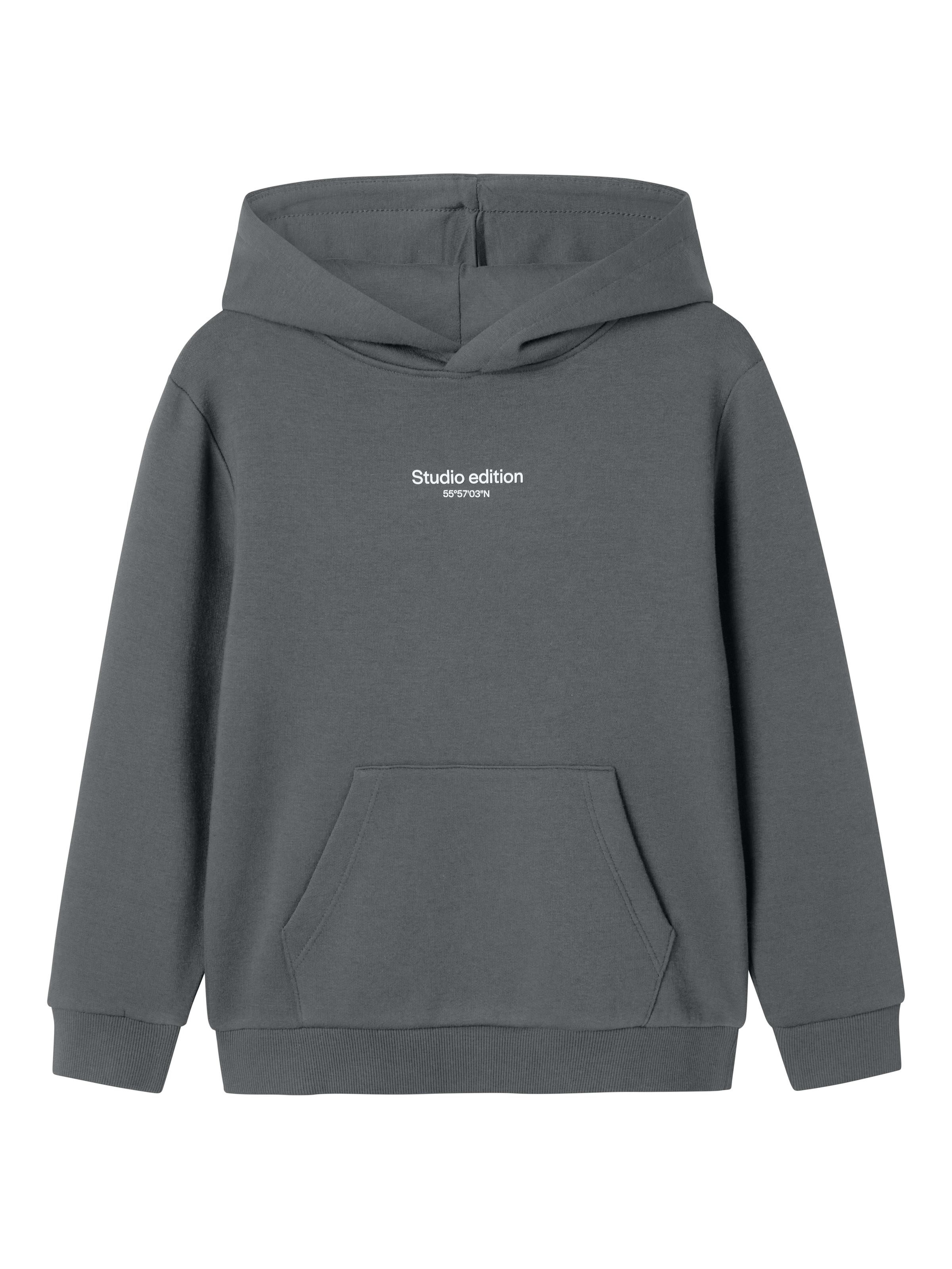 NAME IT Mikina 'NKMBrody' – šedá: přední strana