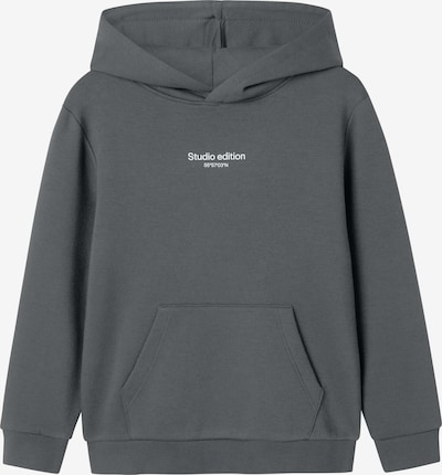 Megztinis be užsegimo 'NKMBrody' iš NAME IT, spalva – tamsiai pilka / balta, Prekių apžvalga