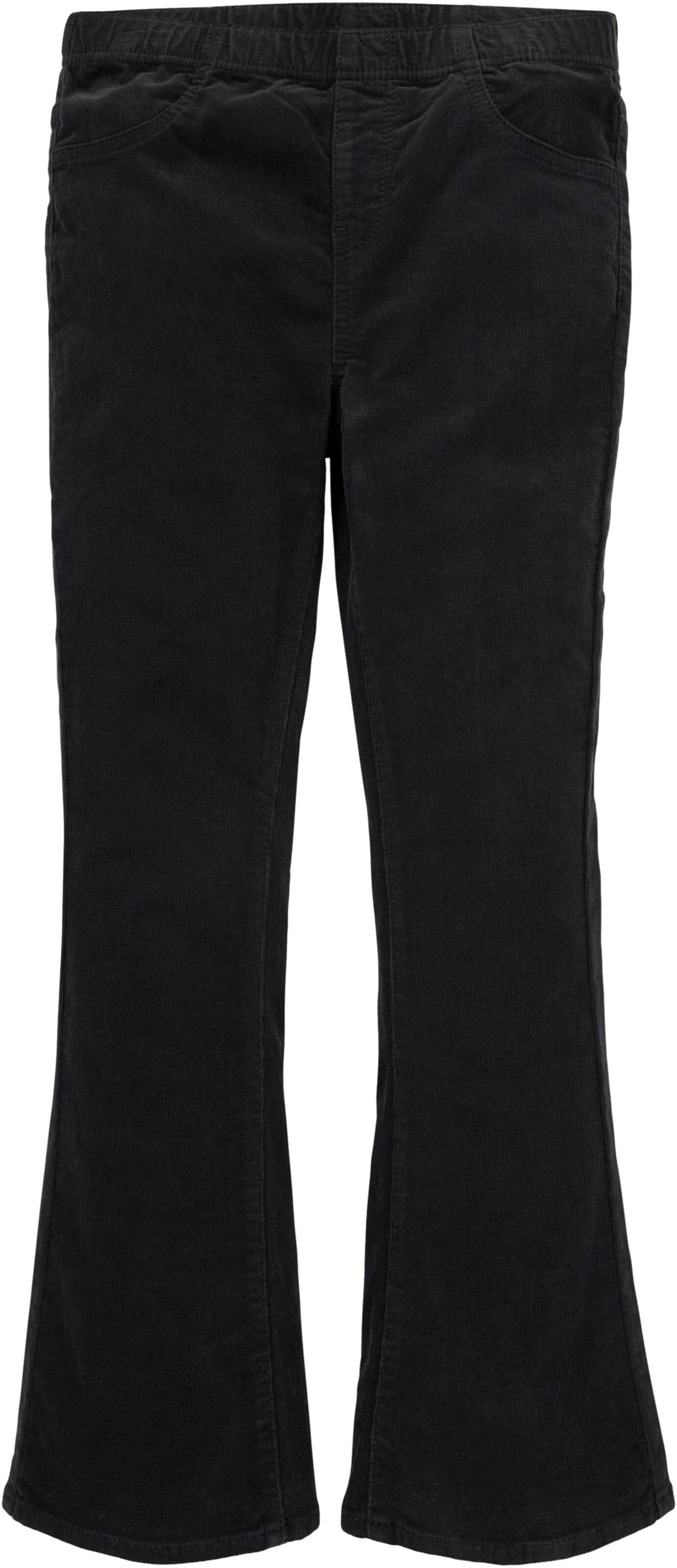 Levi's Kids Flared Pants in Black: front