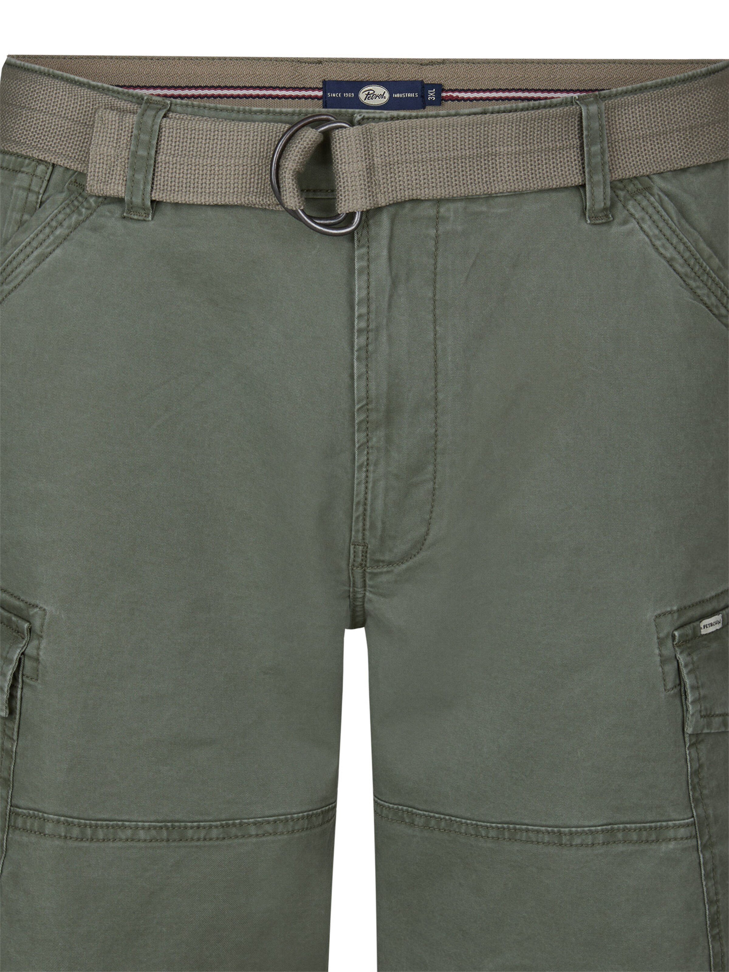 Petrol Industries - Regular Calças cargo em verde