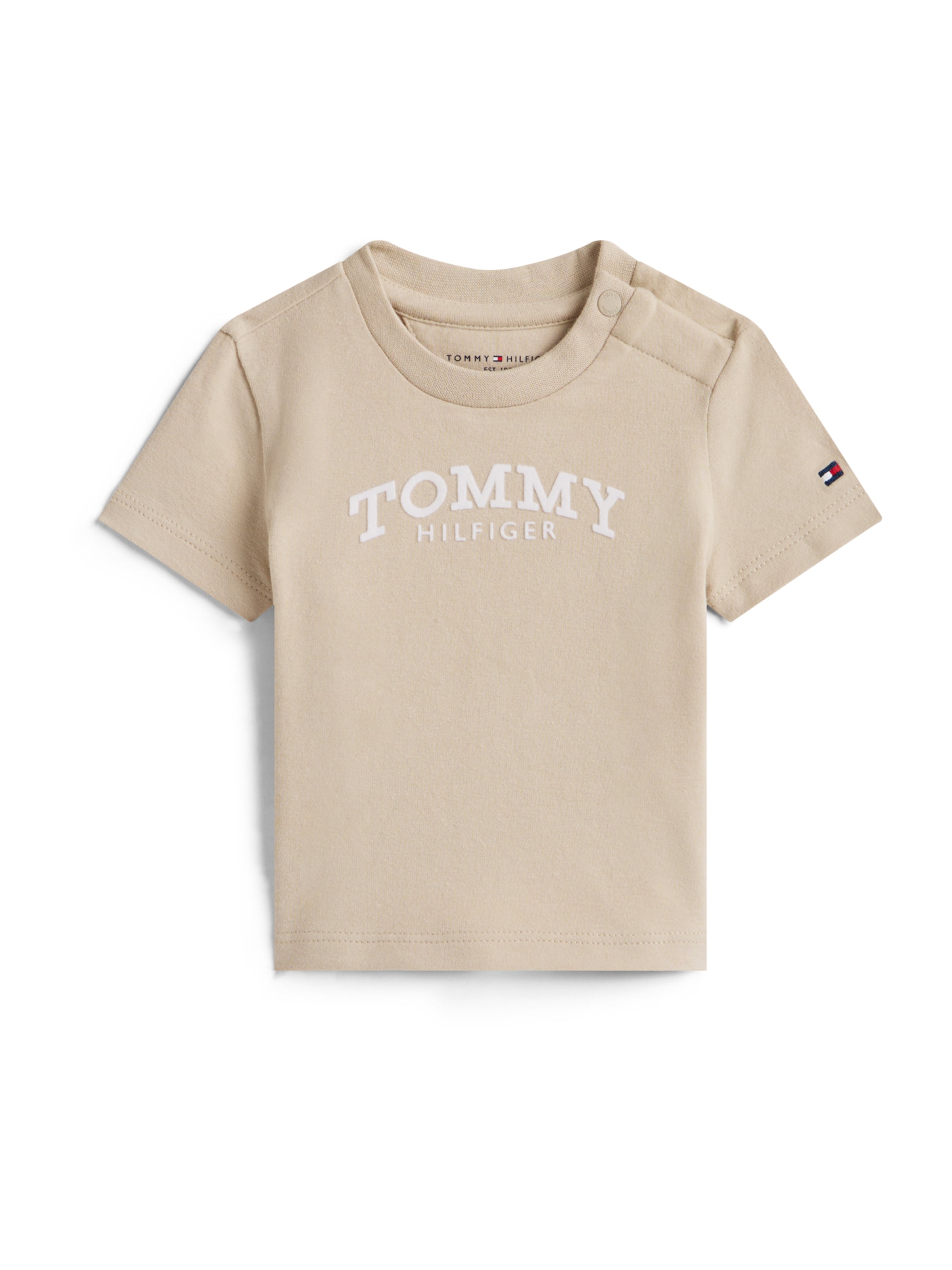 TOMMY HILFIGER T-Shirt in Beige: Vorderseite