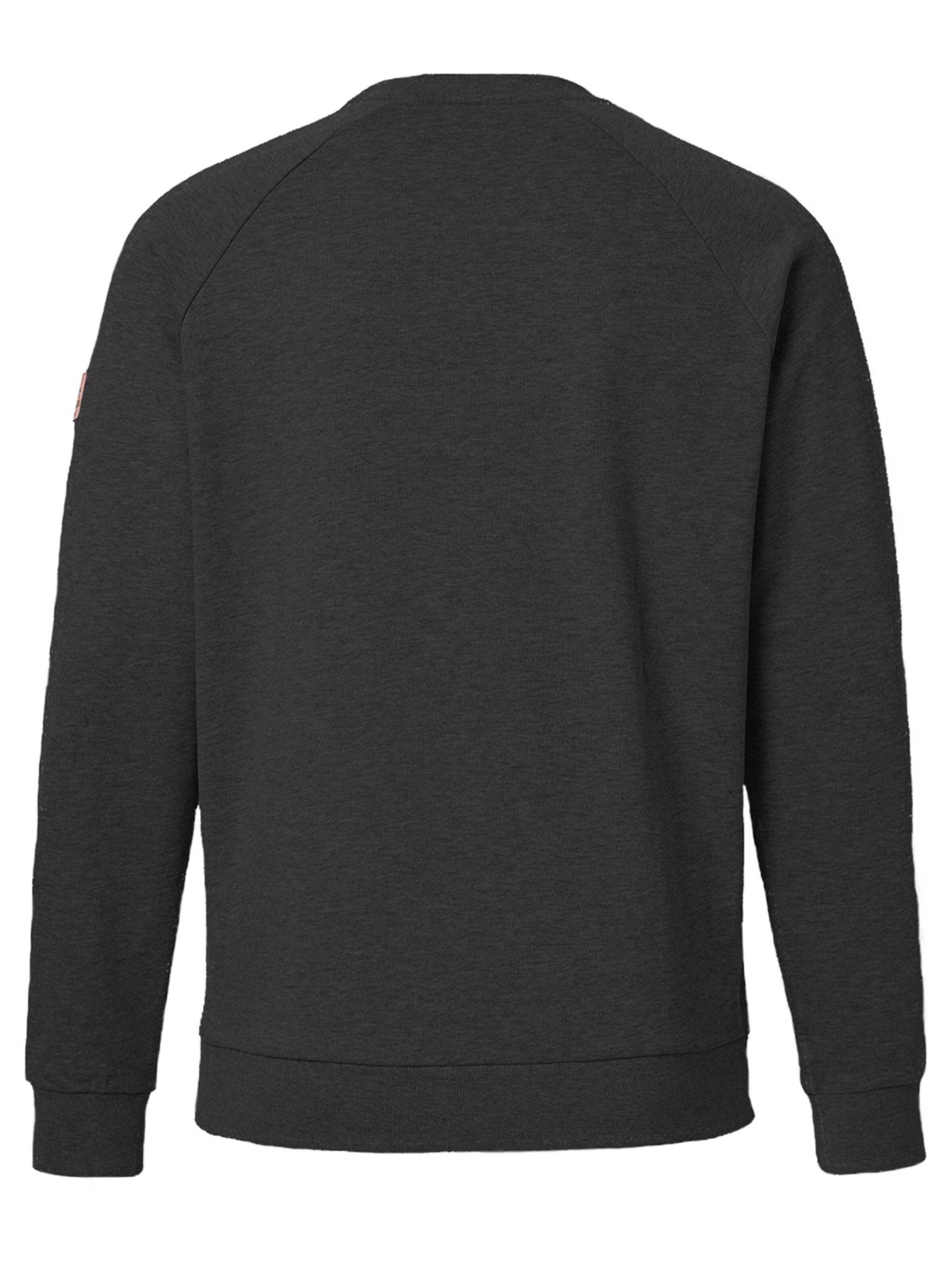 FORSBERG Sweatshirt 'mit Frottee Logo' in Grey