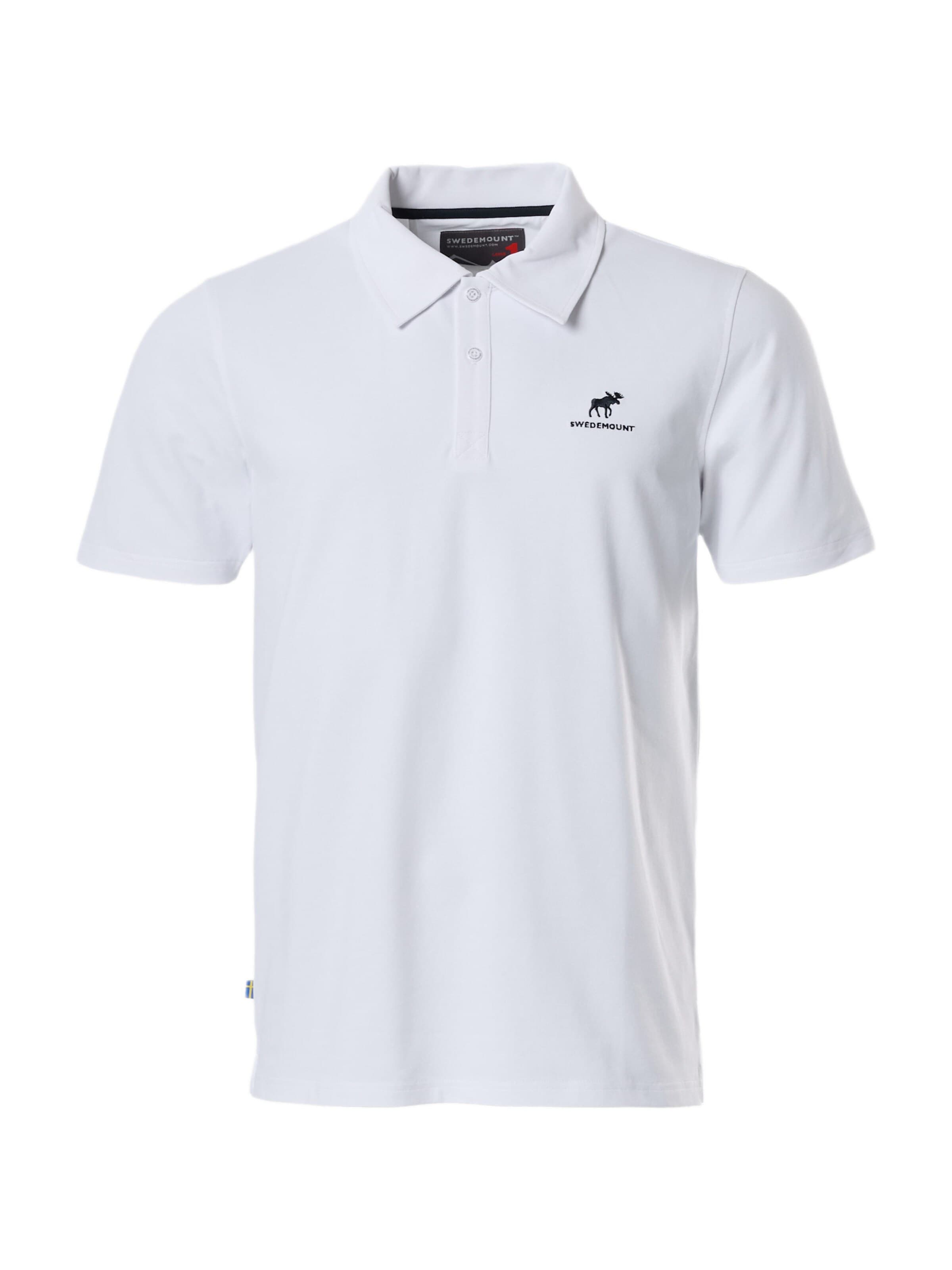 SWEDEMOUNT - Camiseta 'Elk' en blanco: frente