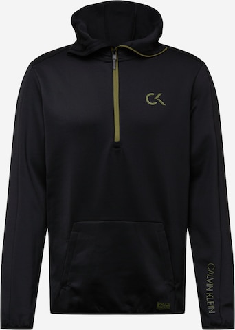 Calvin Klein Sport - Sweatshirt de desporto 'Balaclava' em preto: frente