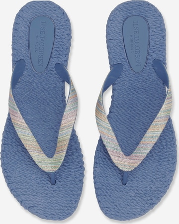 ILSE JACOBSEN T-Bar Sandals 'CHEERFUL12S' in Blue
