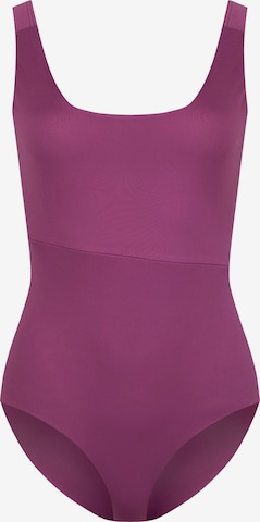 Boochen Bralette Swimsuit 'Langeoog' in Purple: front