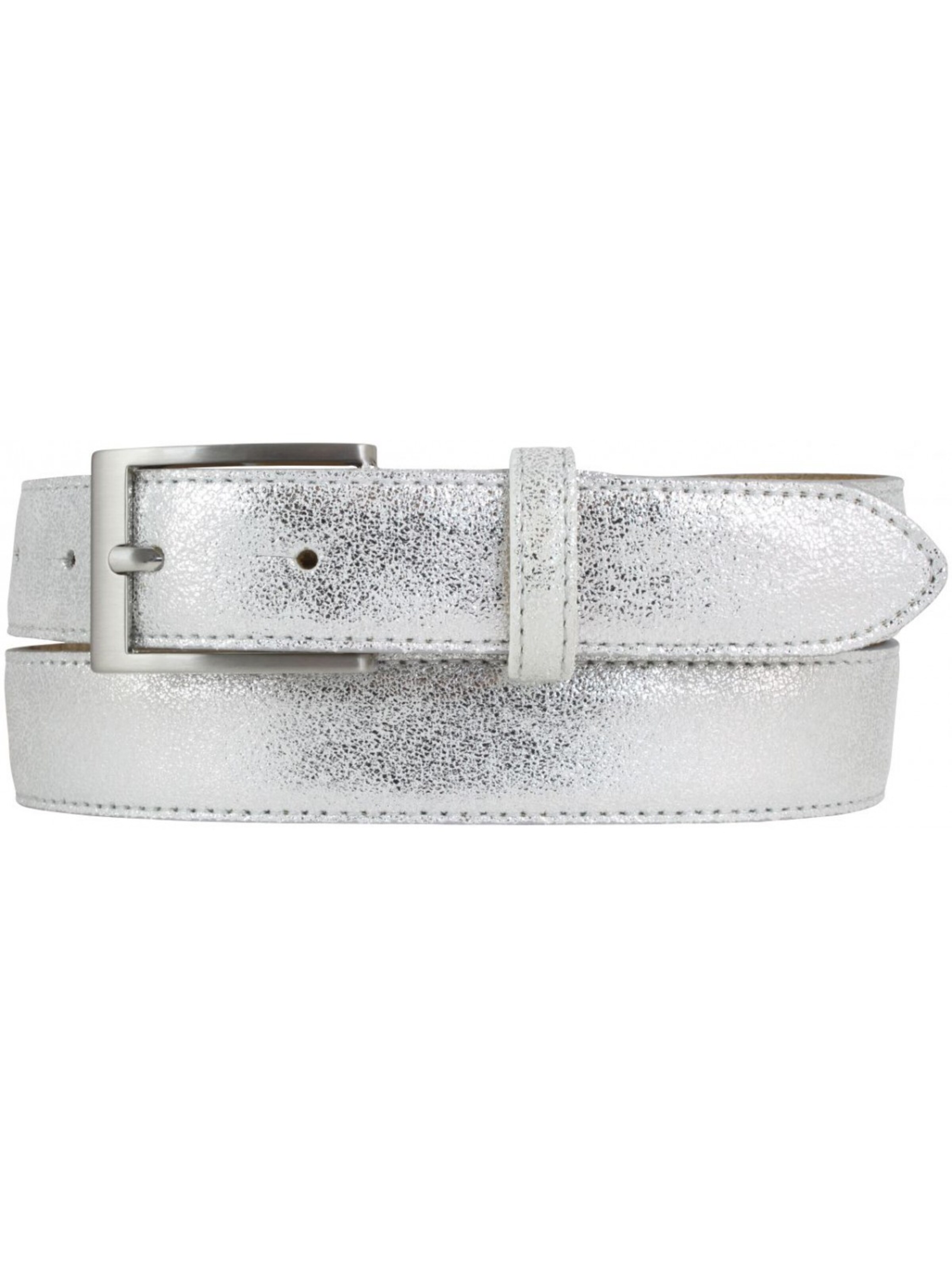 BELTINGER Gürtel 'Tommaso'‌‌‌ in Silber: Vorderseite