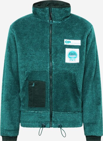 Denim Project Fleece jacket 'Alex' in Green: front