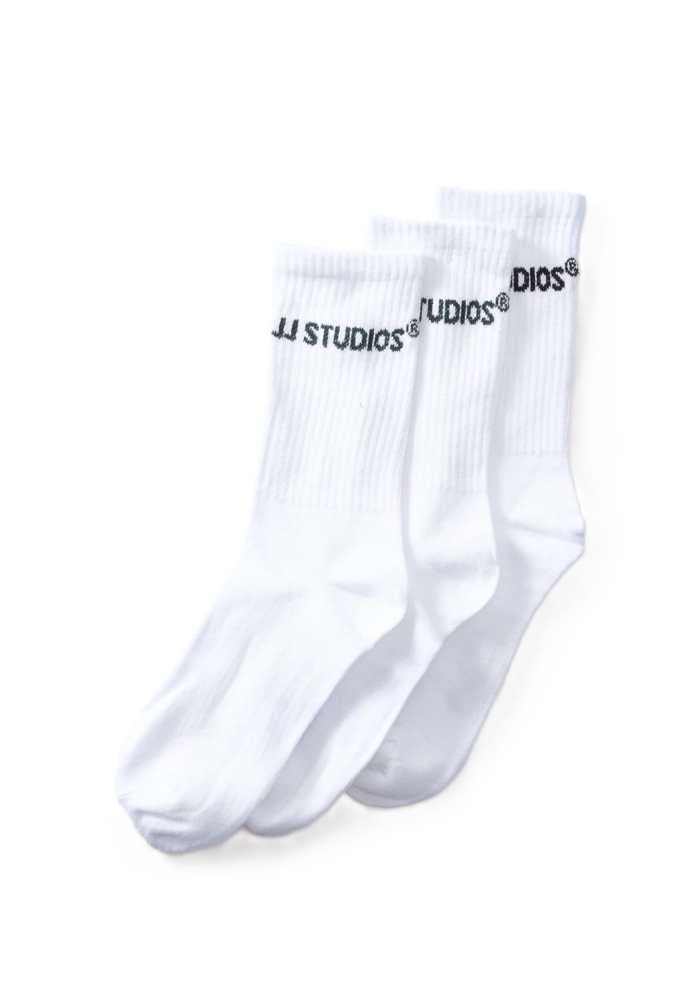 Jack & Jones Junior Носки 'JACSOHO' в Белый: спереди
