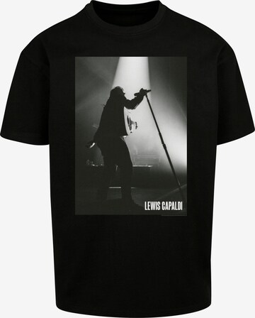 Merchcode Shirt 'Lewis Capaldi - Live Photo' in Black: front