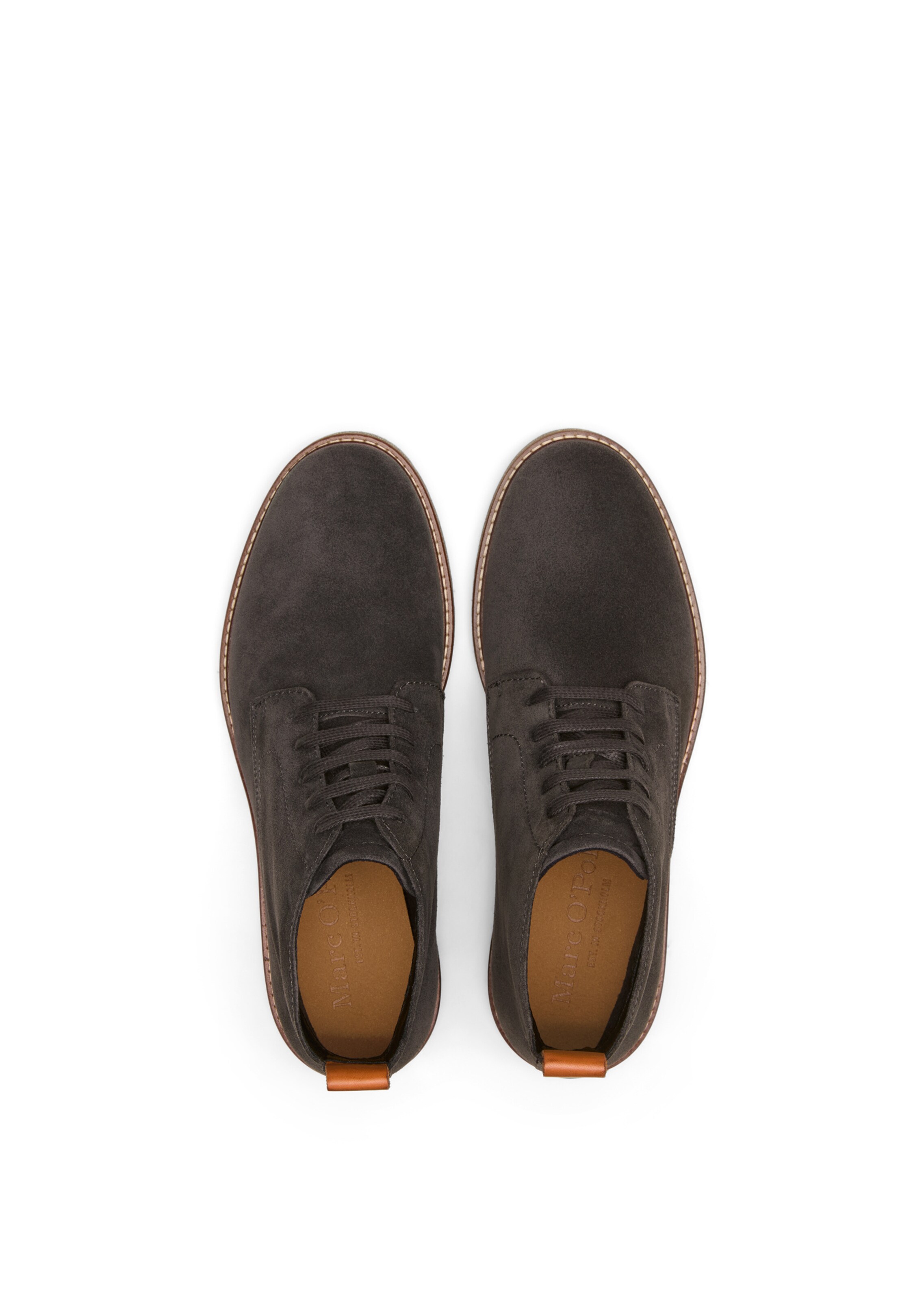 Bottines à lacets 'Linus' Marc O'Polo en noir