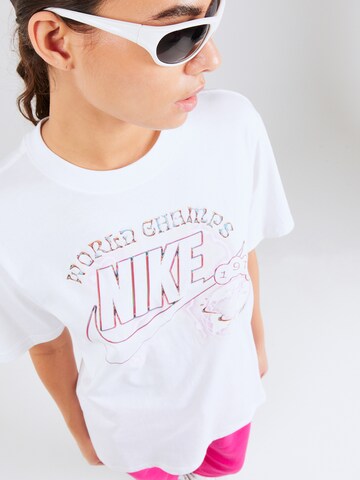 Nike Sportswear Oversize t-shirt i vit