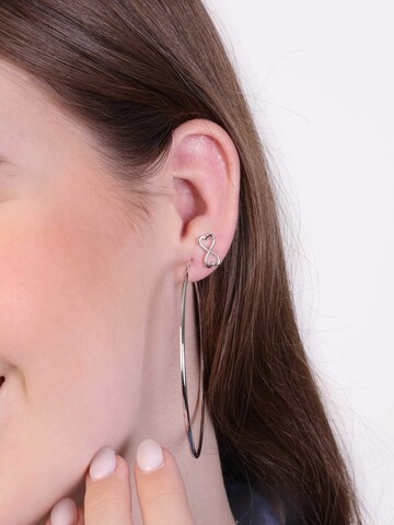 Lucardi Earrings in Silver