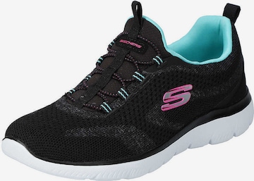 SKECHERS Slip On 'Summits New Nature' in Schwarz: Vorderseite