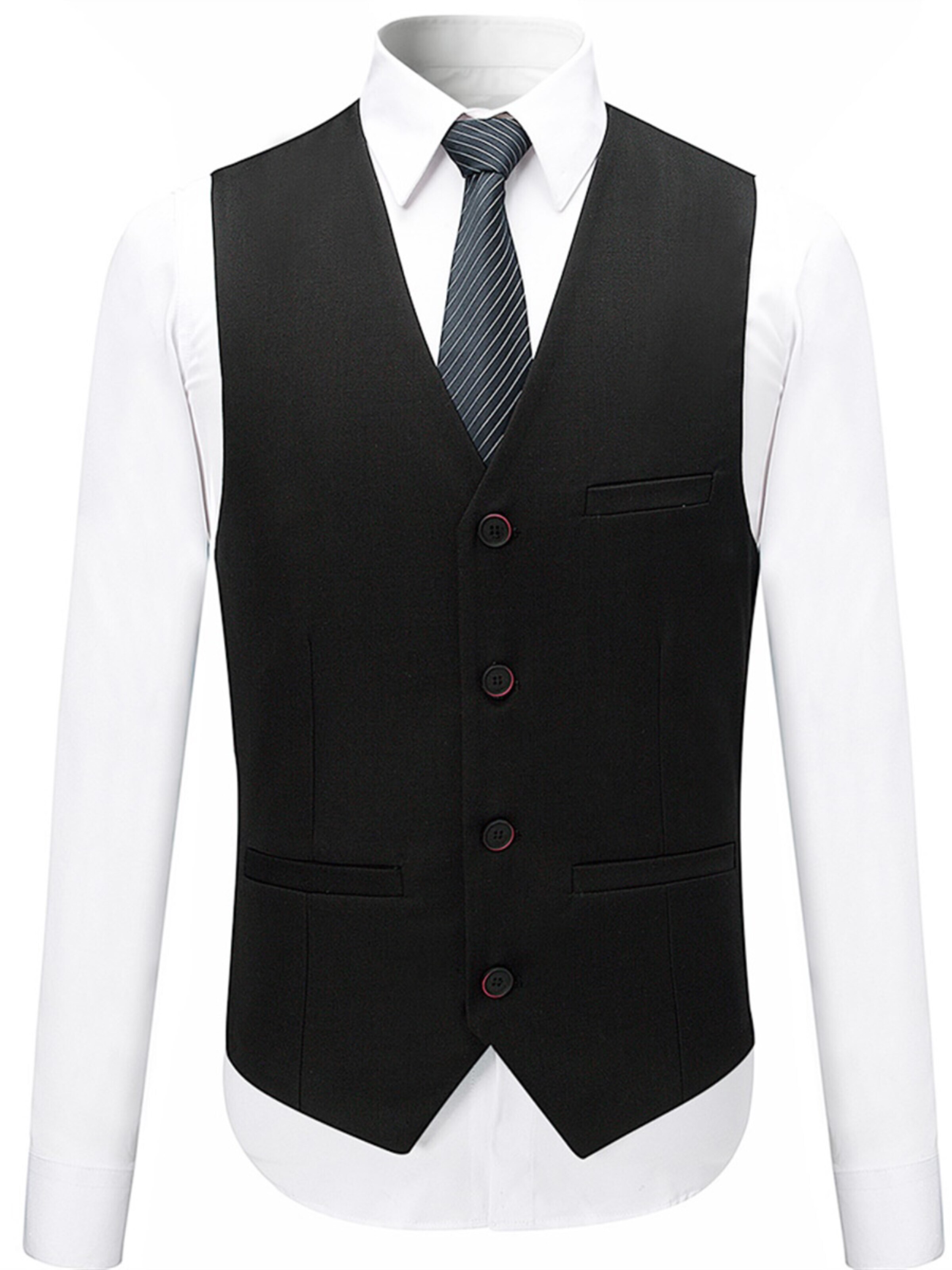 YOUTHUP Slimfit Anzug 'Trio'‌‌‌ in Schwarz