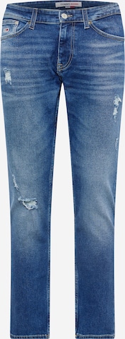 Tommy Jeans Tapered Jeans 'AUSTIN' in Blauw: voorkant
