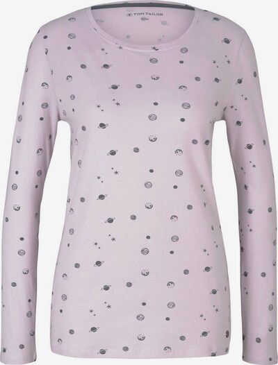 TOM TAILOR Chemise de nuit en violet clair / noir, Vue avec produit