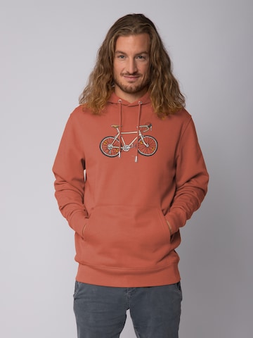Felpa 'Doodle Bike' di Watapparel in marrone