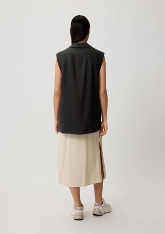 comma casual identity Vest in Black: back