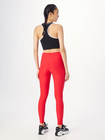 Reebok Skinny Sporthose in Rot