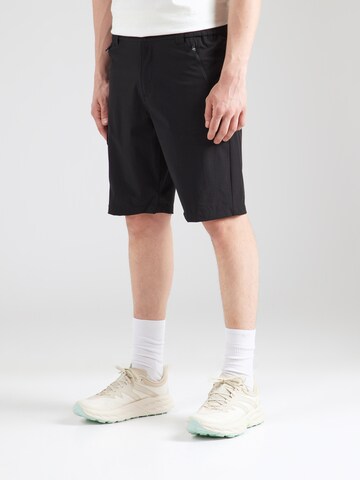 CMP Regular Outdoor trousers in Black: front